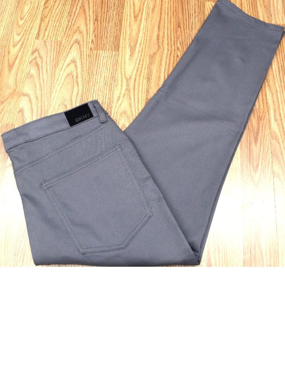 34x29 NEW! DKNY STANTON SLIM COTTON/POLY/SPANDEX JEANS DARK GRAY Sz 34W x 32L